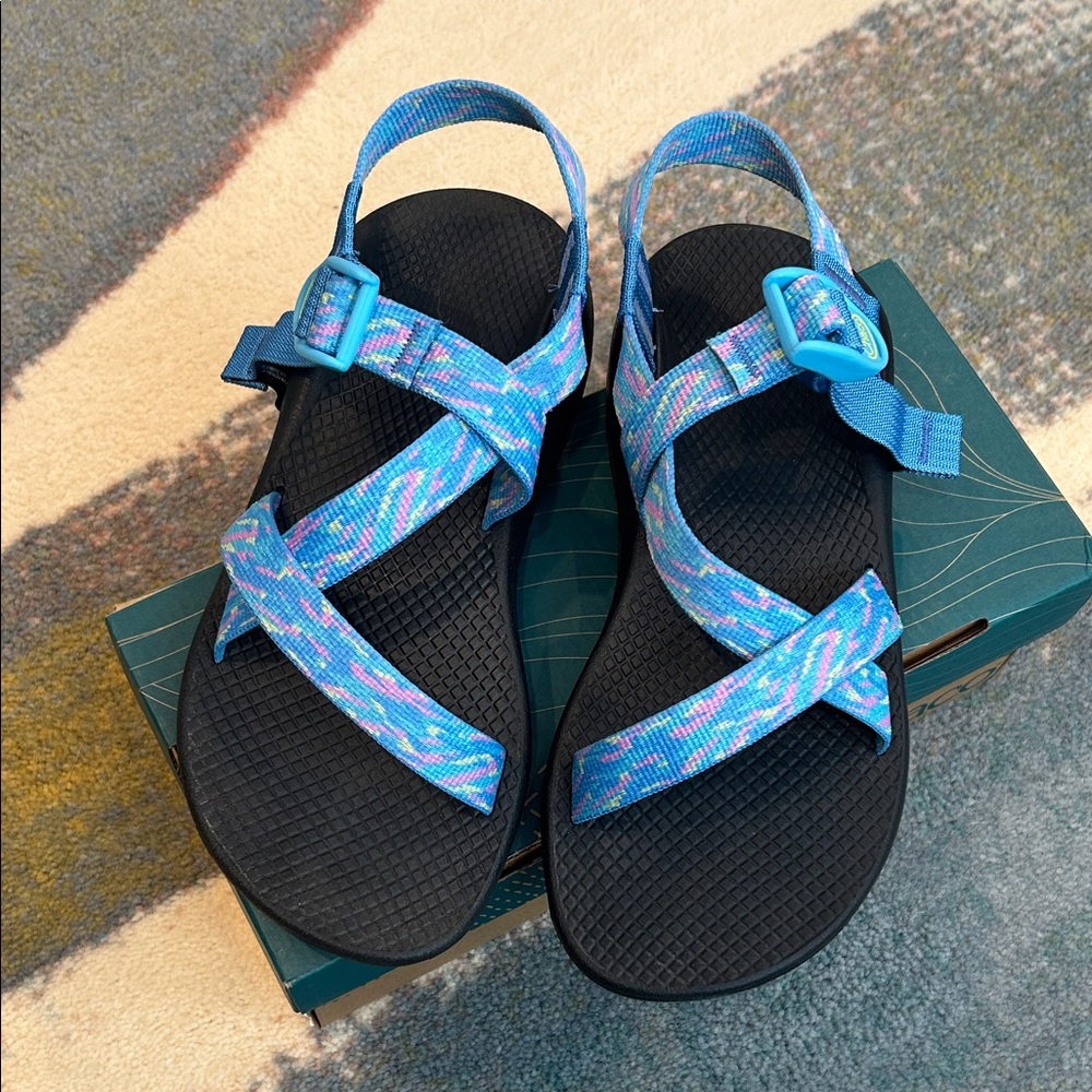 Chaco Z1 Classic Sandal in Mottle Blue